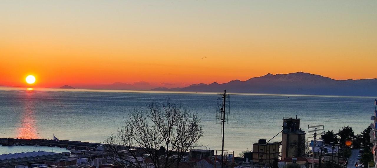 Evris House Panoramic Sea View Apartment Kavala Exterior foto