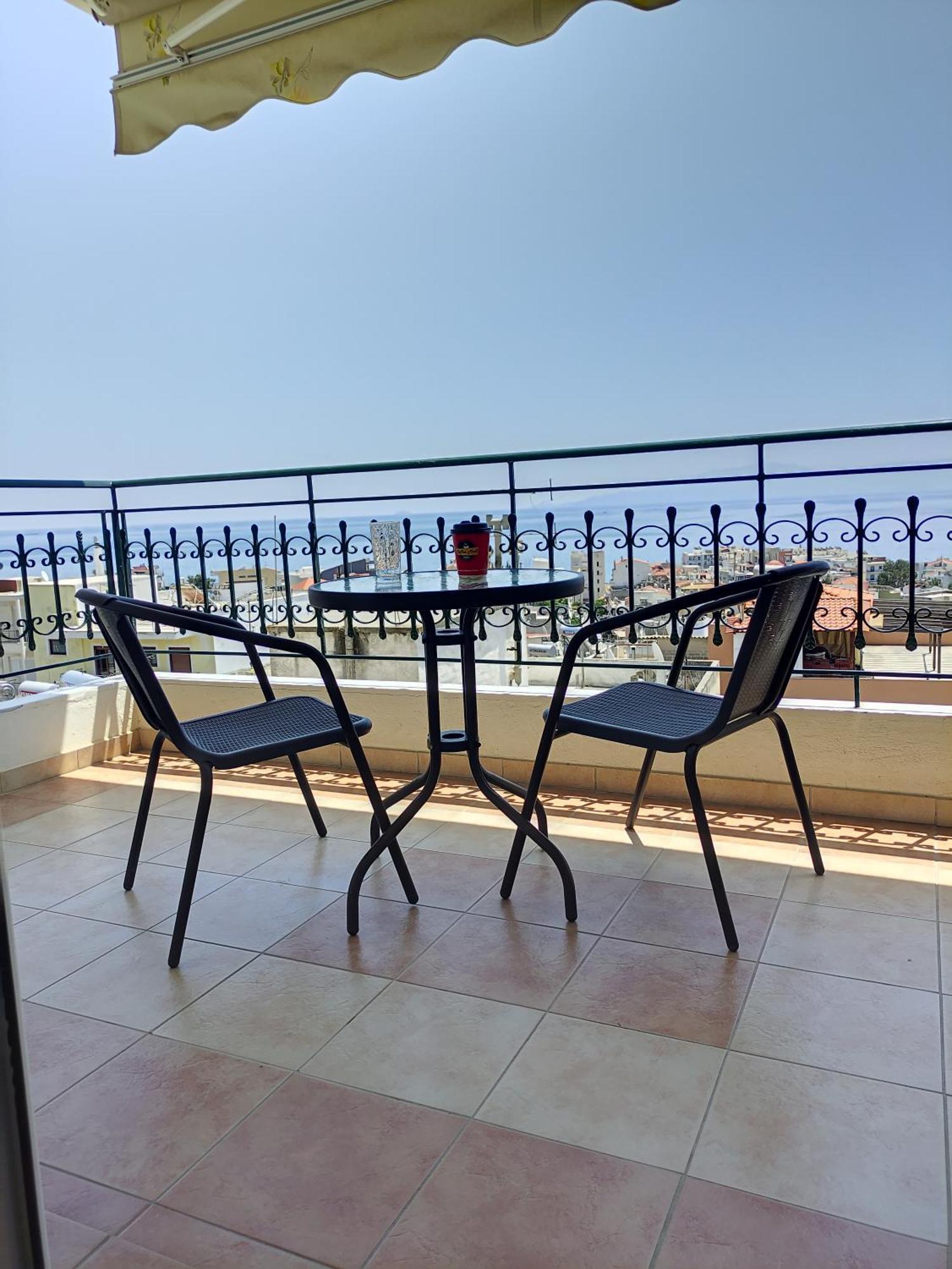 Evris House Panoramic Sea View Apartment Kavala Exterior foto